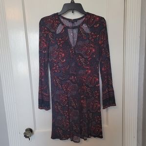 American eagle paisley dress with cutouts